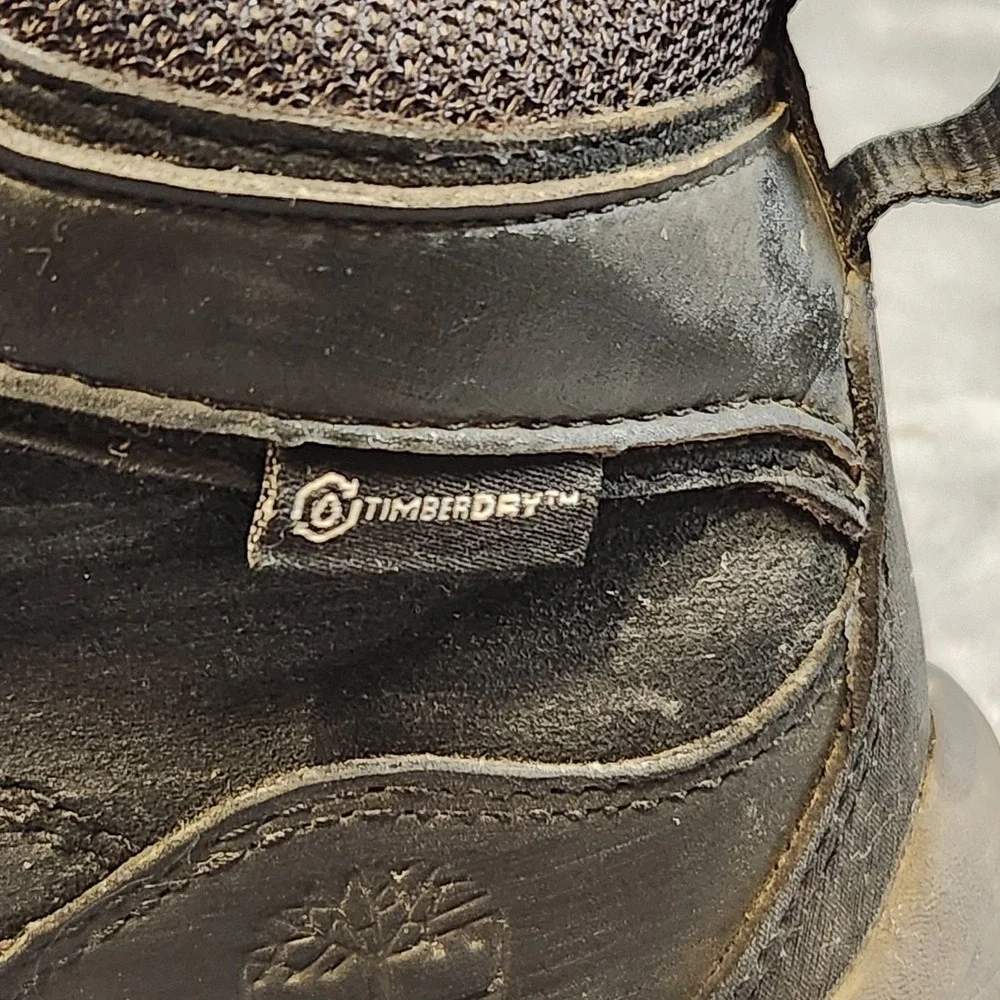 Timberland‎ Boots Womens 8.5 Black Mt. Maddsen Waterproof Mid Hiking Gorpcore